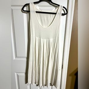 Size large, white dress.